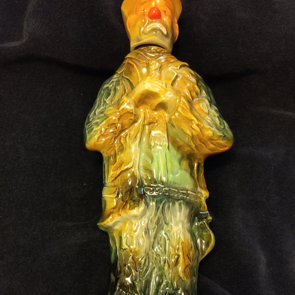 1973 Jim Beam Emmett Kelly Whiskey Decanter